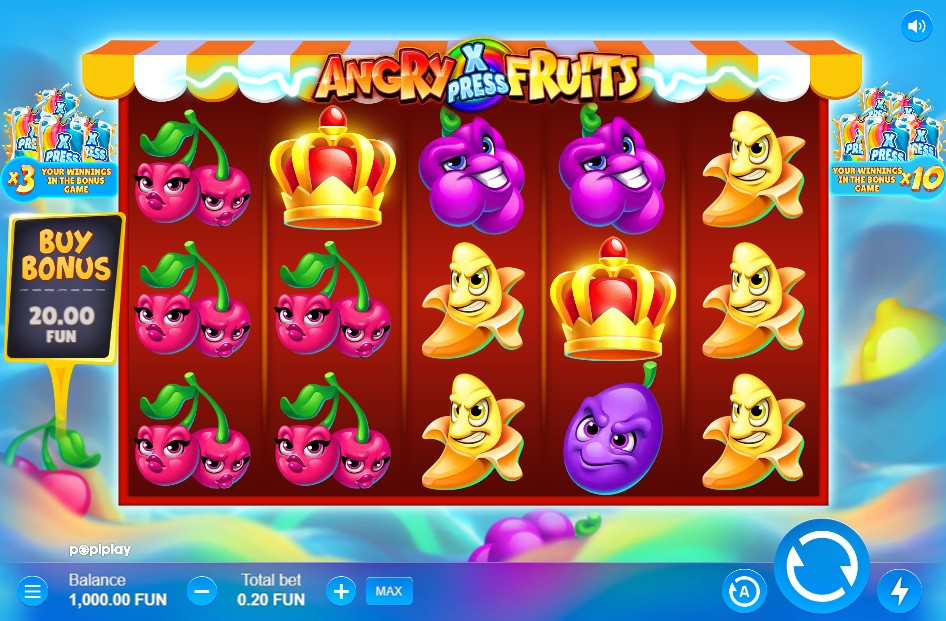 Angry Fruits: A Slot Game Review for Online Gamblers