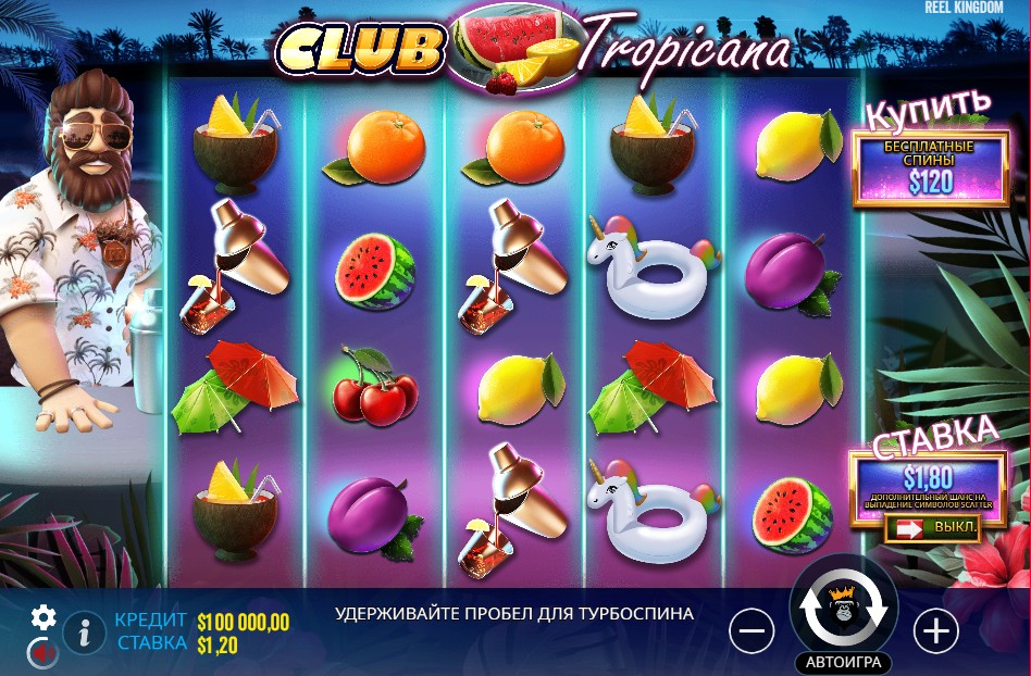 Club Tropicana: A Fun-Filled Online Casino Slot Game